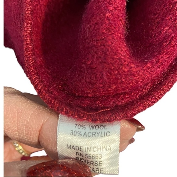 For Cynthia wool blend coat fuchsia pink size M timeless Barbiecore - Picture 7 of 7